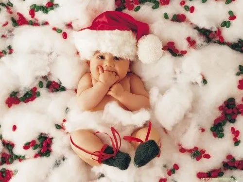 Bebés disfrazados de Santa Claus | Imagenes para Facebook [FB]