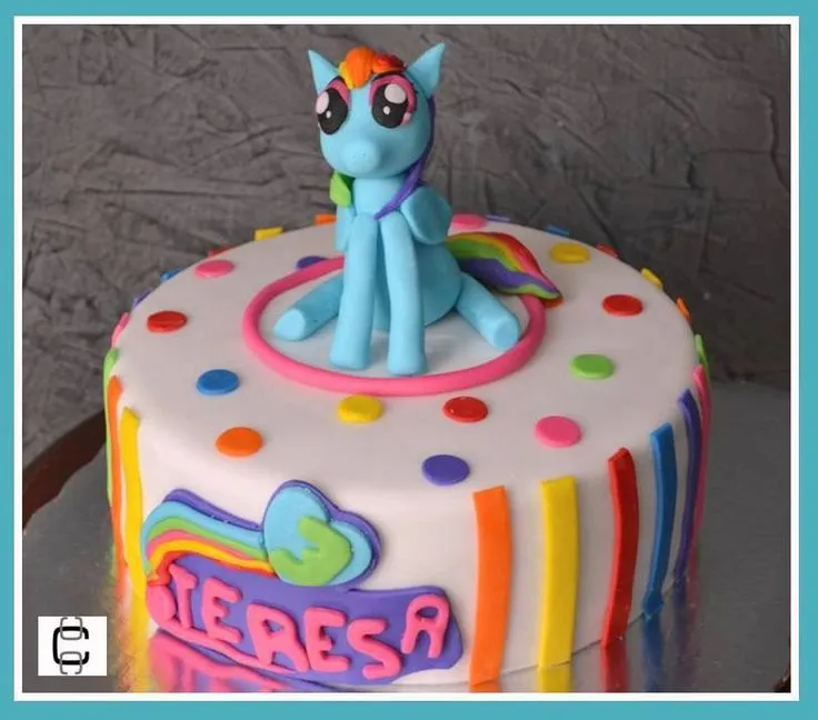MY LITTLE PONY FONDANT CAKE (Pastel de mi pequeño pony) | Want to ...