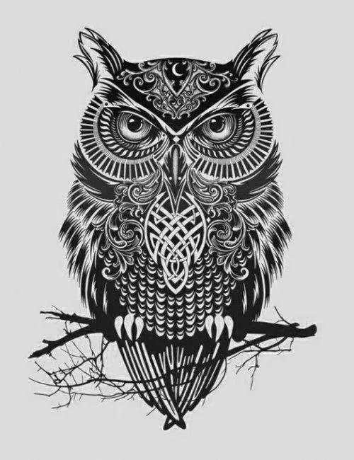 Diseños de búhos para tatuaje - Imagui