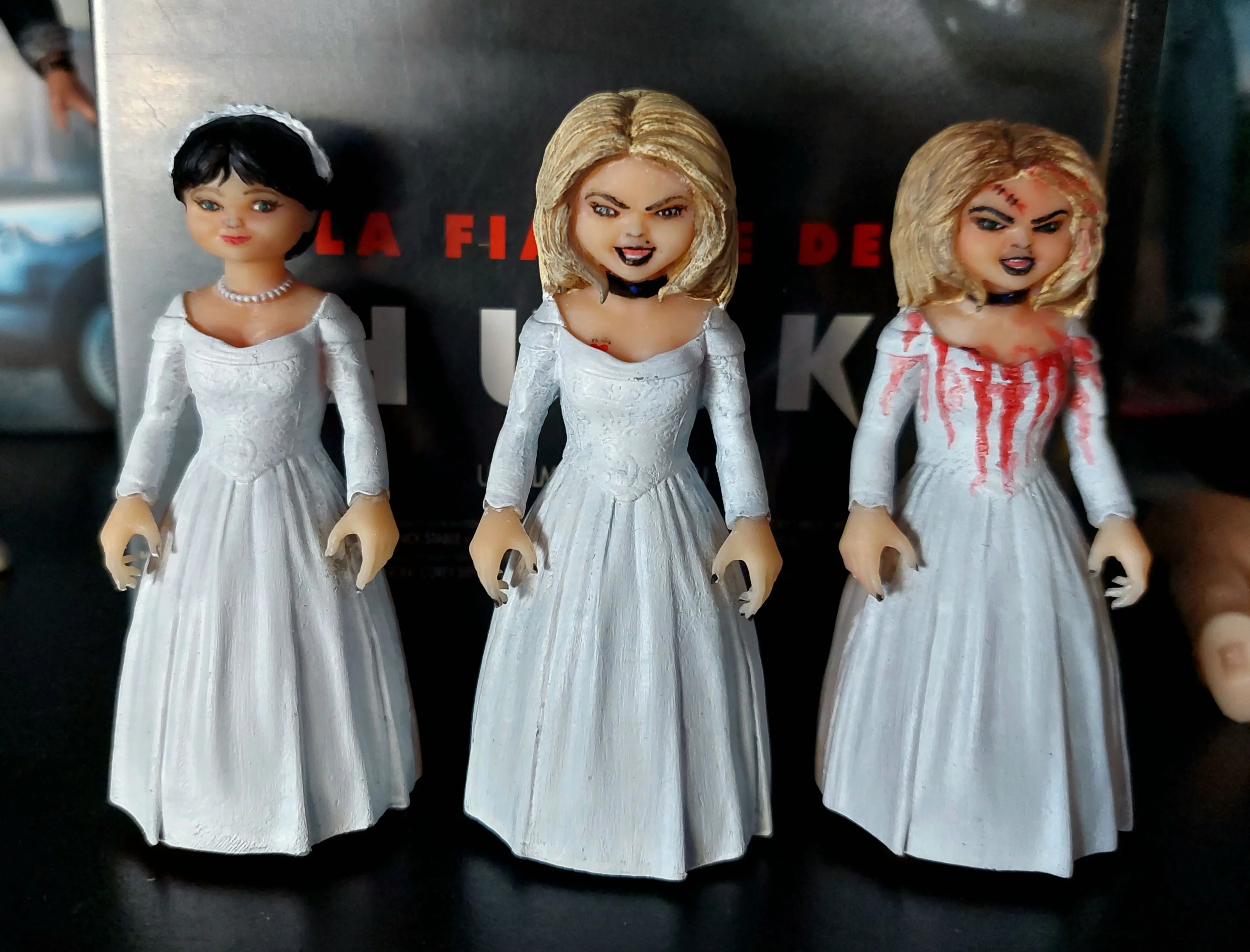 Belle y Tiffany La novia de Chucky imprimible en 3D • Hecho con una  impresora 3D elegoo mars pro 2・Cults