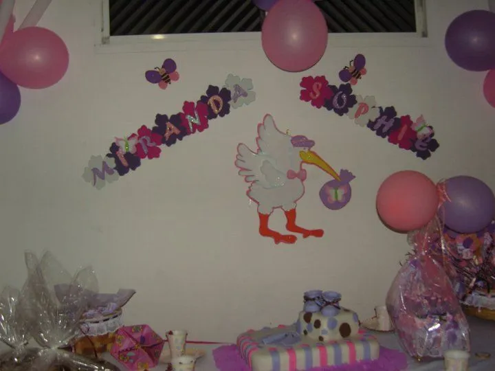 BELLEZAS EN FOAMI: cigueña para baby shower