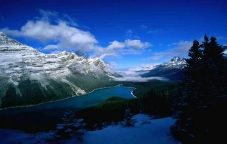 son los bellos paisajes nevados que son una autentica maravilla
