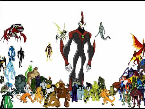 Ben 10 Ultimate alien theme with all the aliens - YouTube.flv ...