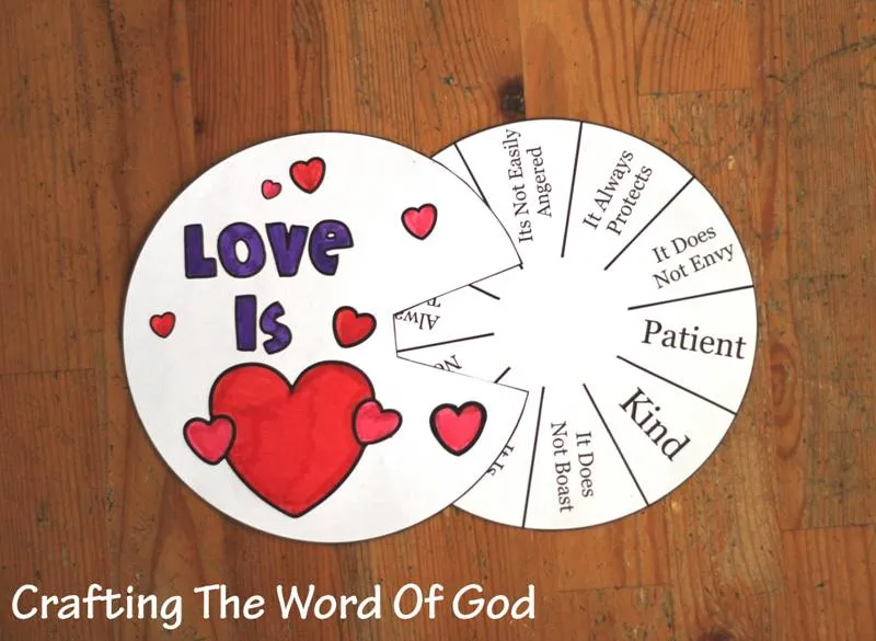 el amor es | Manualidades Biblicas