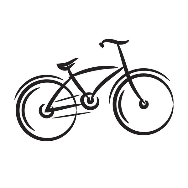 Bicicleta. dibujo a mano alzada — Vector stock © Sooolnce #9395305