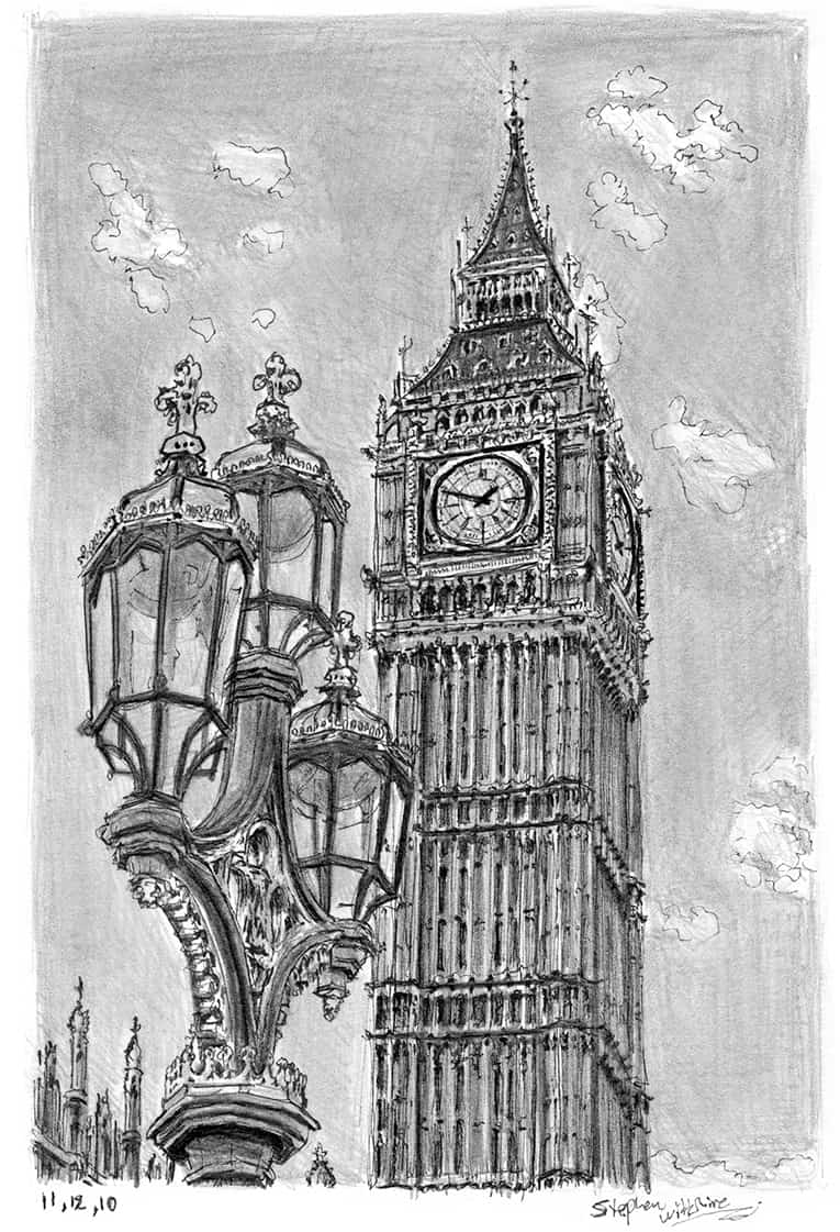 Big Ben - Original drawings, prints and limited editions by ...