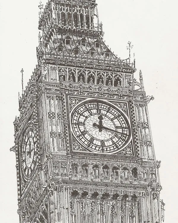 Big Ben by maddrawings on DeviantArt