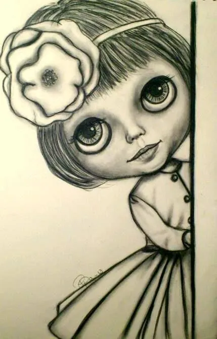 Big Eyed Girl Art on Pinterest | Miss Fluff, Big Eyes and Vintage ...