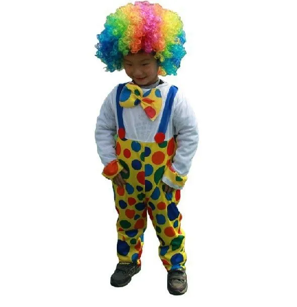 Big Top del payaso de circo divertido visten niños payaso traje de ...