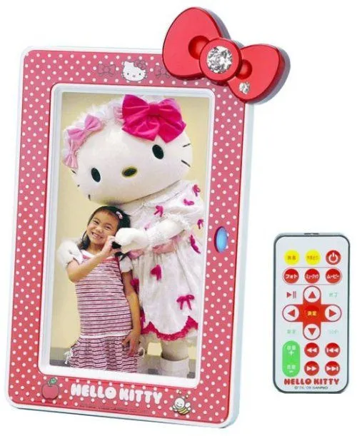 Sanrio Hello Kitty digital frame - SlipperyBrick. Sanrio Hello Kitty digital frame - SlipperyBrick.