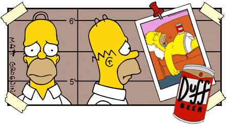 Homero tomando cerveza imagenes - Imagui
