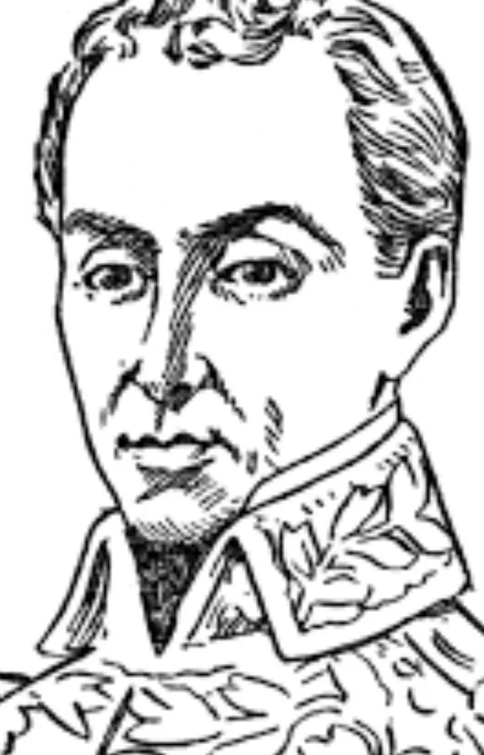 biografías de Simón Bolívar con su dibujo​ - Brainly.lat