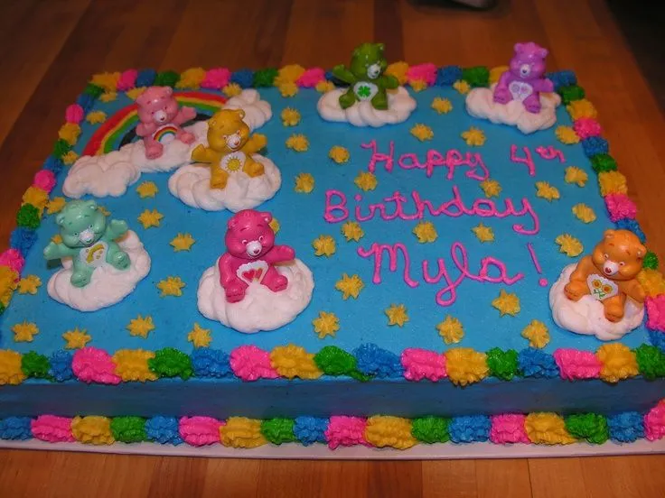 Birthday cakes on Pinterest | Care Bears, Penguins and Penguin Party