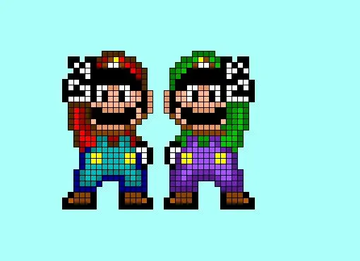 8 bit & pixel-y stuff on Pinterest | Mario, Perler Beads and 8 Bit