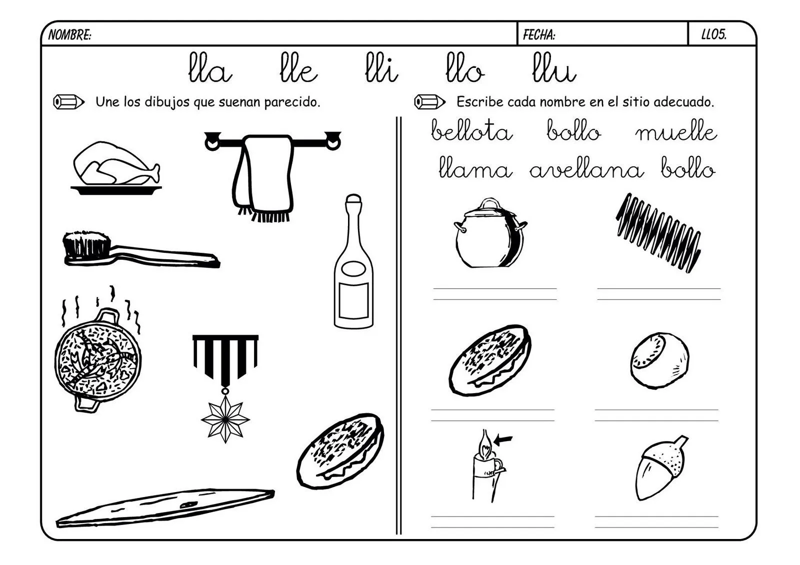 A BIT IN SPANISH, A BIT IN ENGLISH: Grafomotricidad ll