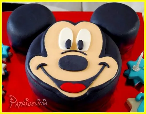 Torta con la cara de Mickey Mouse - Imagui