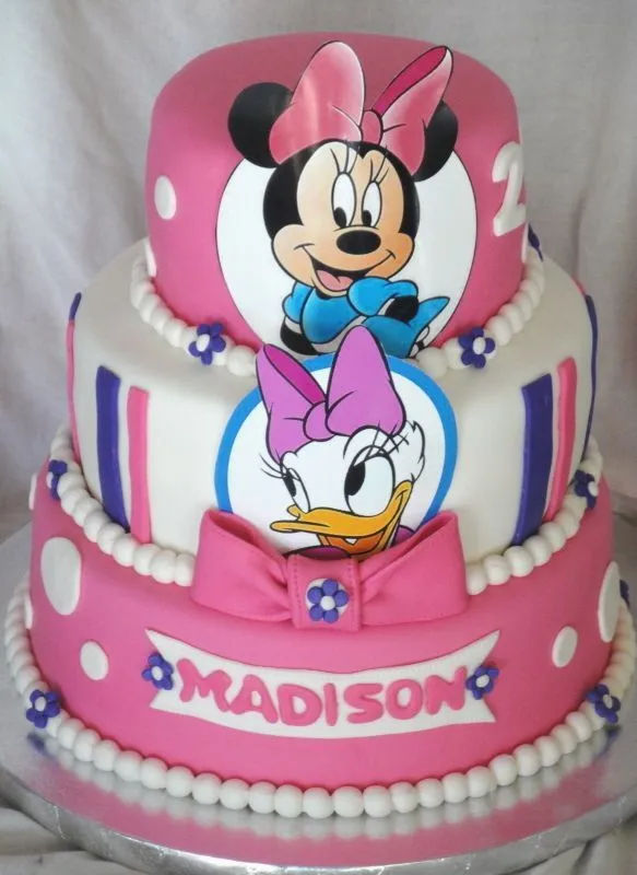 Minnie Mouse & Daisy Duck Birthday Celebration Cakes — Children's ...