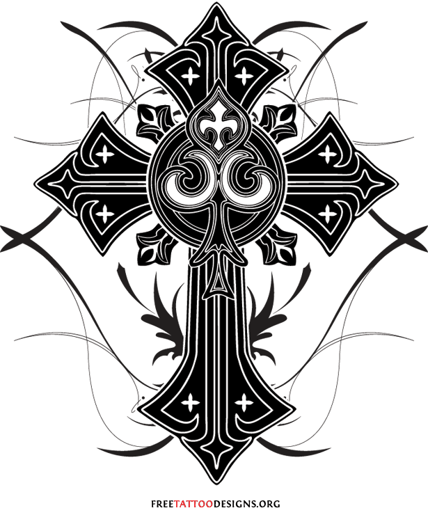 Black cross tattoo | cross | Pinterest | Tatuajes De Cruces ...