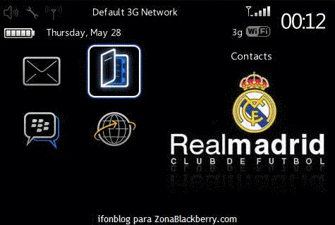 BlackberryVzla: Tema REAL MADRID (Animado) - 8900 y 9000