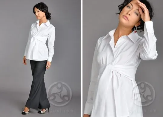 Modelos de camisas para embarazadas - Imagui
