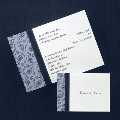 El blog de las bodas: Invitaciones de boda en azul