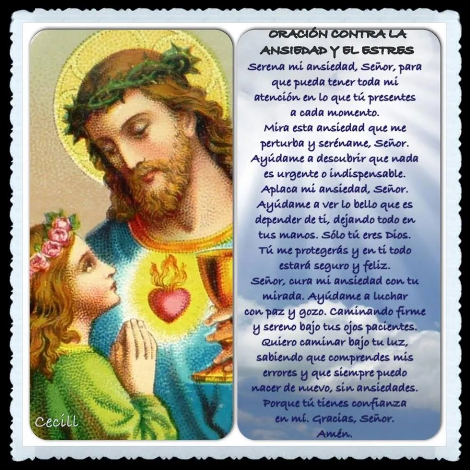 BLOG CATÓLICO GOTITAS ESPIRITUALES: ORACIÓN CONTRA LA ANSIEDAD Y ... BLOG CATÓLICO GOTITAS ESPIRITUALES: ORACIÓN CONTRA LA ANSIEDAD Y ...