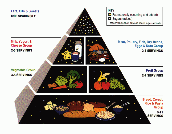El Blog de Centinel: La pirámide de los alimentos