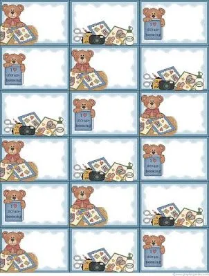 El Blog del Cole: Etiquetas para cuadernos. El Blog del Cole: Etiquetas para cuadernos.