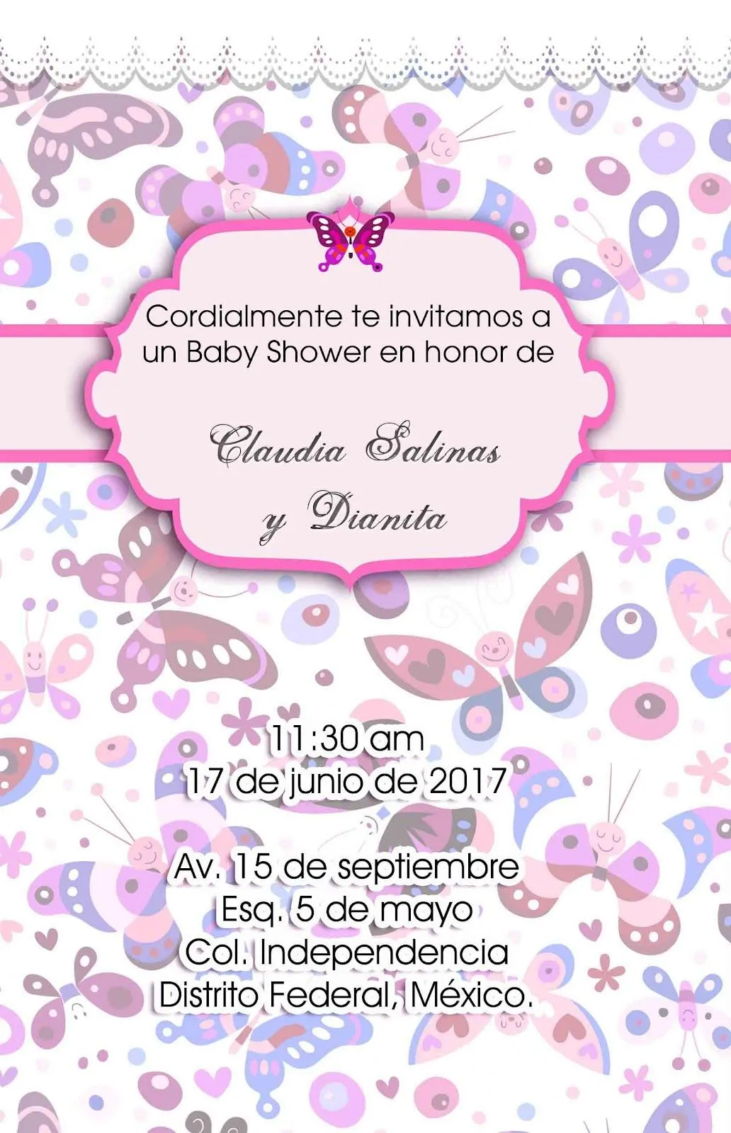 El blog del diseñador gráfico***: Invitaciones para Baby Shower ...