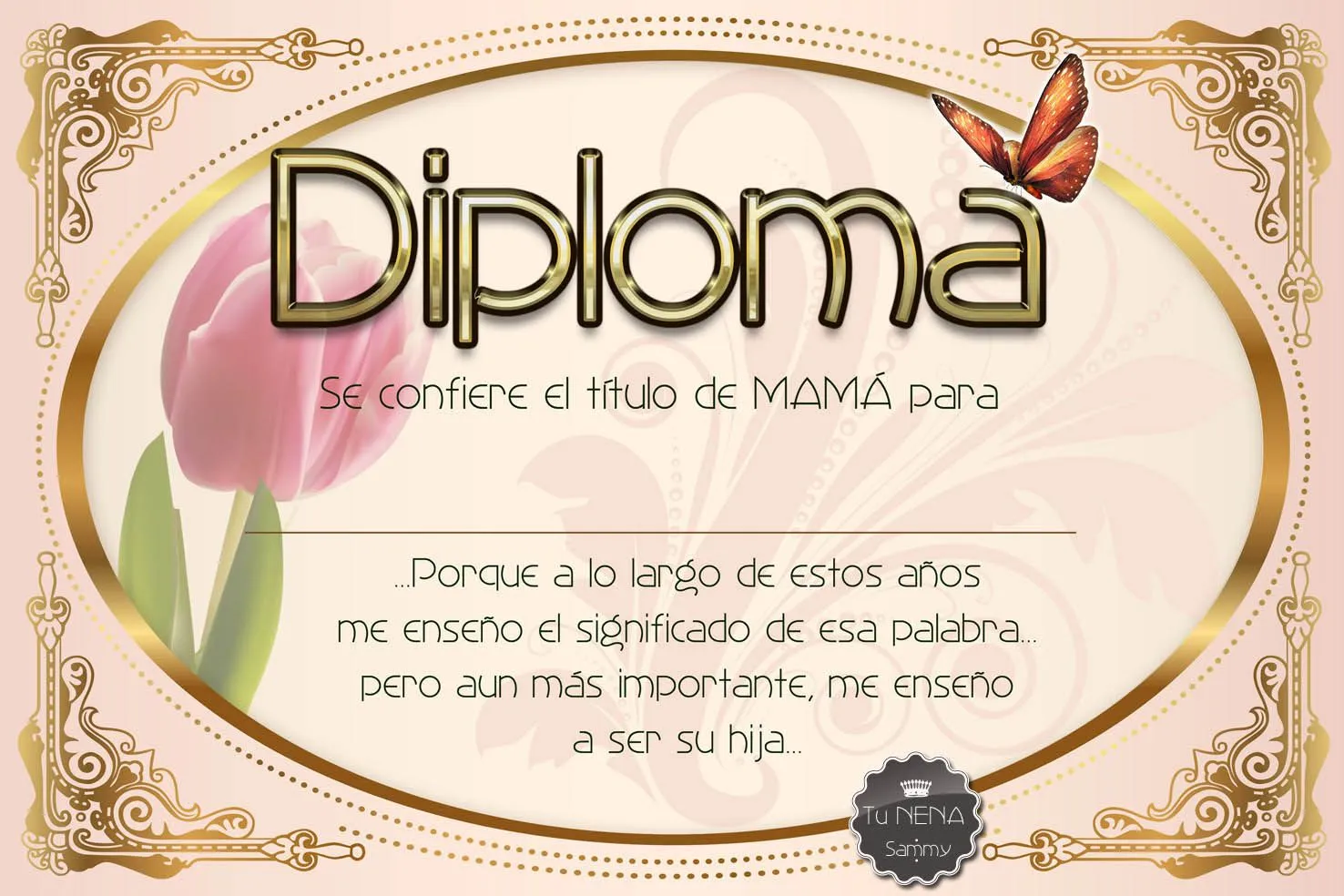 El blog del diseñador gráfico***: Diploma para mi mamá El blog del diseñador gráfico***: Diploma para mi mamá