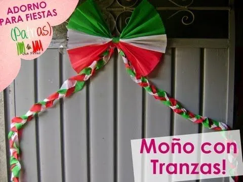 xoOlexiitOo❥Adorno para fiestas Patrias: Moño con Trenzas (Cadena ...