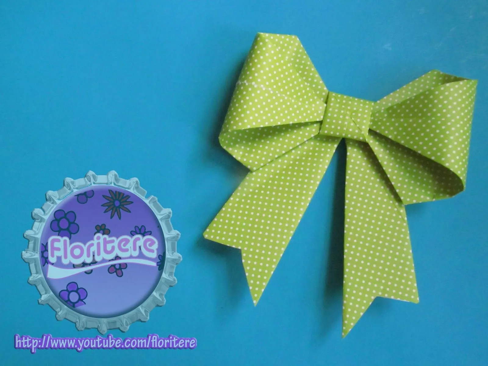 El bLoG de fLoRiTeRe~: Como hacer un Moño o Lazo de Papel El bLoG de fLoRiTeRe~: Como hacer un Moño o Lazo de Papel