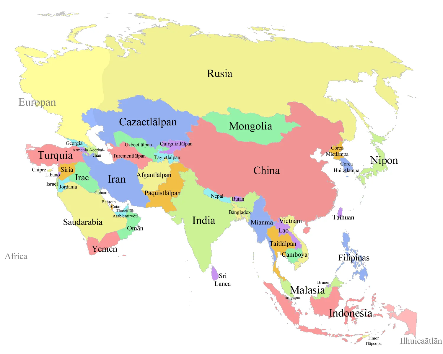 Blog de Geografía e Historia 1ºESO IES La Flota: MAPA DE ASIA ...