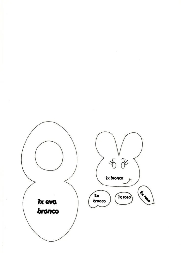 Blog de imágenes: Manualidades conejo con moldes