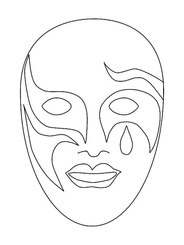 Blog Jonathan Cruz: Máscaras de Carnaval - Para imprimir e colorir