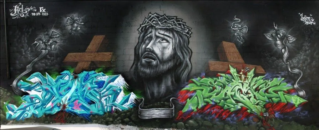 El Blog de Marcelo: GRAFFITIS DE JESÚS