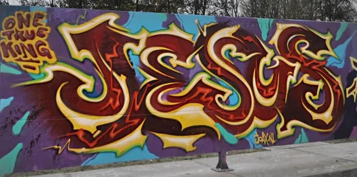 Graffitis que diga Jesus - Imagui