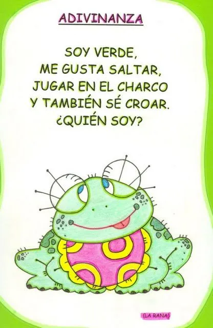 El Blog de Marybel: ADIVINANZAS PARA TRABAJAR EN CLASE El Blog de Marybel: ADIVINANZAS PARA TRABAJAR EN CLASE
