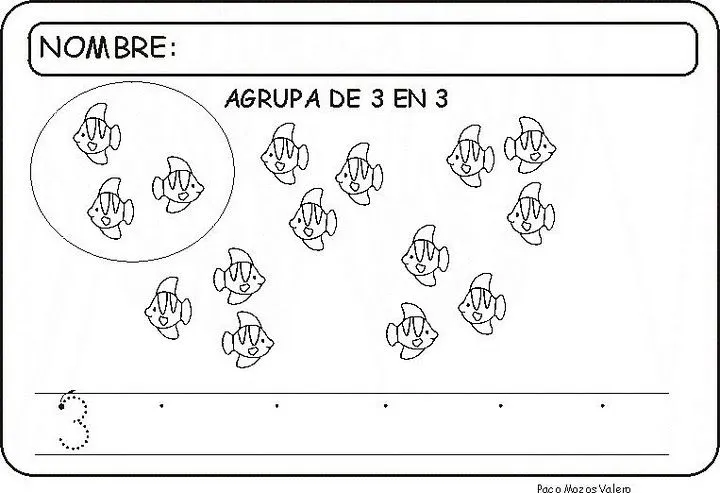 El Blog de Marybel: TALLER DE NÚMEROS: REPASAMOS EL NÚMERO 3 El Blog de Marybel: TALLER DE NÚMEROS: REPASAMOS EL NÚMERO 3