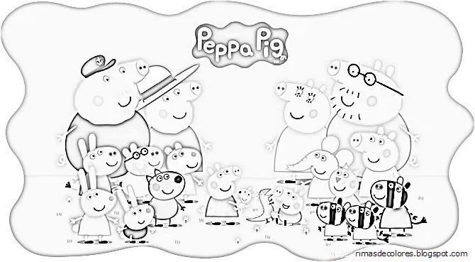Blog de los niños: Peppa Pig para colorear