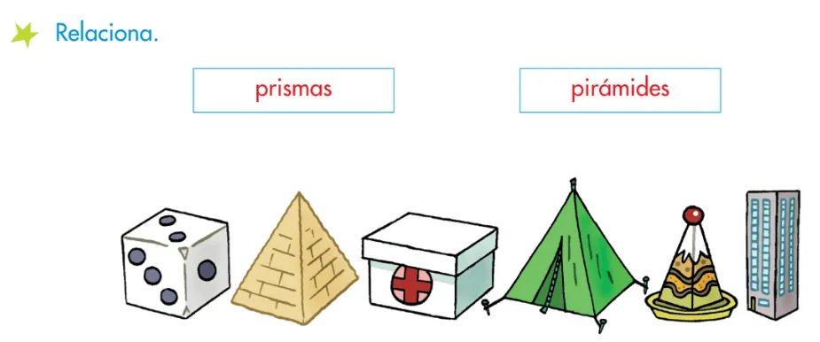 La forma piramides para colorear - Imagui
