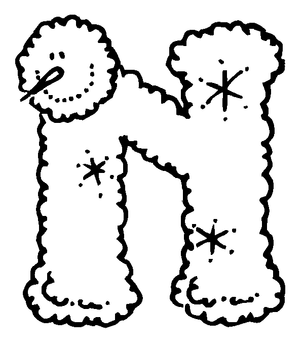 Moldes de letras navideñas - Imagui