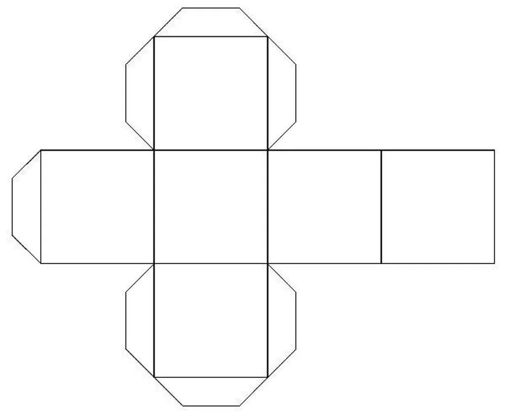 Blog sobre scrapbooking y manualidades | Como hacer un cubo, Como hacer un  dado, Molde de cubo