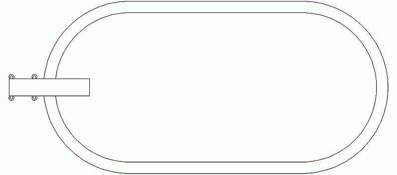 Bloques AutoCAD Gratis de piscina, dimensiones 12,50×6,25m