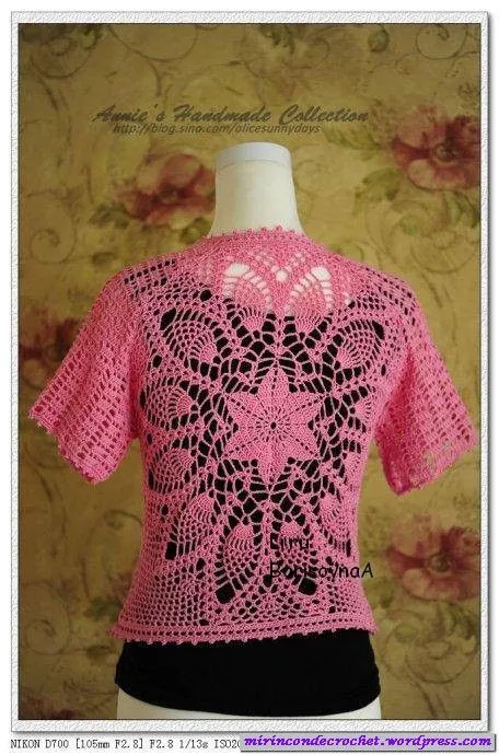 Una blusa muy bella…!!!!! | Mi Rincon de Crochet