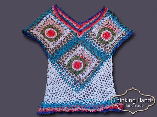 Blusa de crochet | Thinking hands