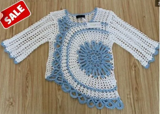 Nuevas puntadas para blusas de crochet - Imagui