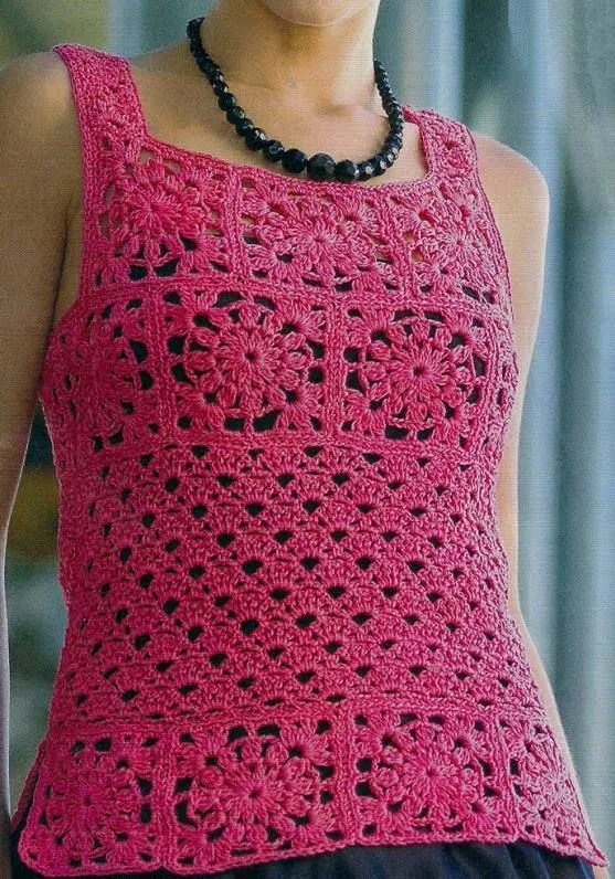 Blusas tejidas en crochet para niña - Imagui