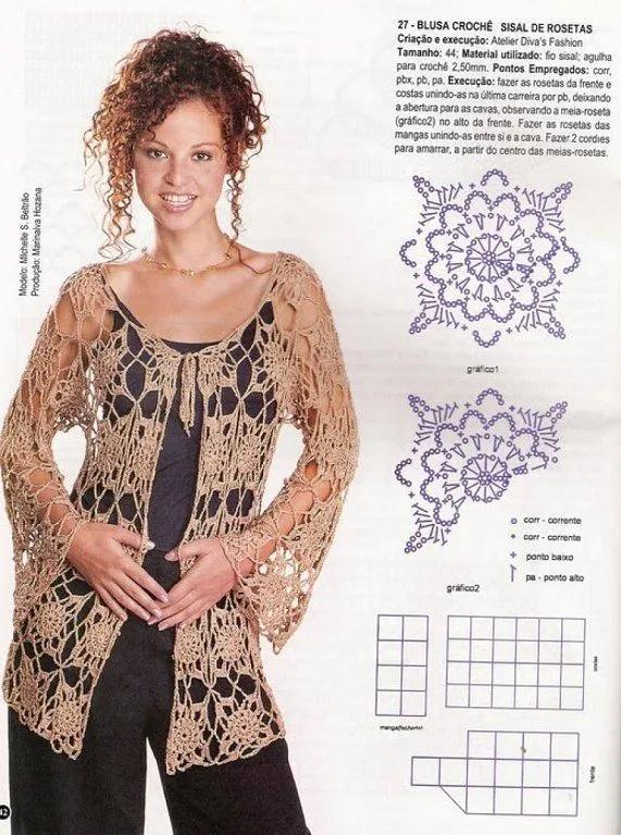 BLUSAS EN CROCHET | Aprender manualidades es facilisimo. | mujeres ...