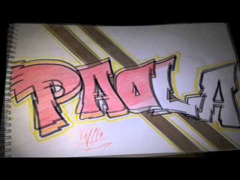 boceto-graffiti-PAOLA "ATOMIC". - YouTube